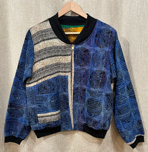 Load image into Gallery viewer, Sophia Reversible Kantha Bomber Jacket 1011, Size Medium

