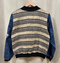 Load image into Gallery viewer, Sophia Reversible Kantha Bomber Jacket 1011, Size Medium
