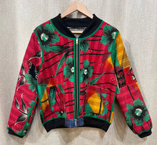 Load image into Gallery viewer, Sophia Reversible Kantha Bomber Jacket 1011, Size Medium
