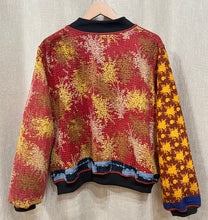 Load image into Gallery viewer, Sophia Reversible Kantha Bomber Jacket 1033, Size XXL
