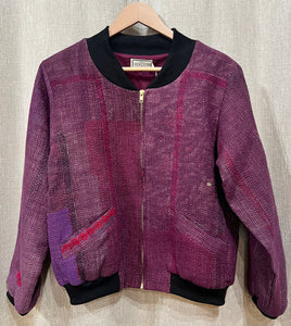 Nadia Kantha Bomber Jacket 2055, Size Large