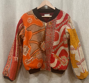 Nadia Kantha Bomber Jacket 2066, Size XL