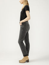 Load image into Gallery viewer, Boyfriend Mid Rise Slim Leg Luxe Stretch Jeans, Smoke
