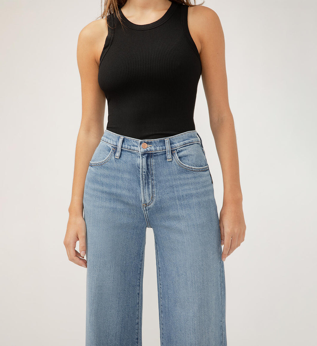 Highly Desirable High Rise Ultra Wide Leg Jeans