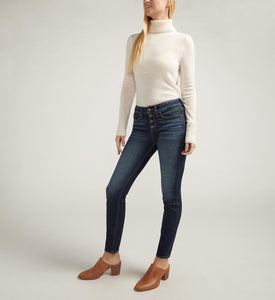 Suki Mid Rise Skinny Leg Luxe Stretch Jeans