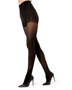 Perfectly Opaque Control Top Tights