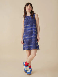 Shelby Shift Dress, Sapphire Ikat