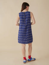 Load image into Gallery viewer, Shelby Shift Dress, Sapphire Ikat
