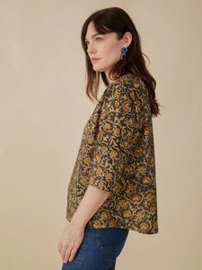 Ruth Top, Olive Kalamkari