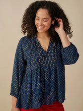 Load image into Gallery viewer, Sohla Blouse, Midnight Floral
