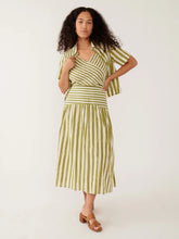 Load image into Gallery viewer, Sylvie Skirt, Green Stripe
