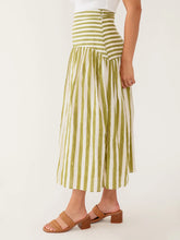 Load image into Gallery viewer, Sylvie Skirt, Green Stripe
