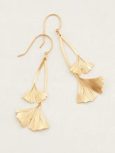 Load image into Gallery viewer, Ginkgo Drop Earrings, 3 Colors
