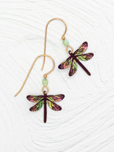 Load image into Gallery viewer, Dragonfly Dreams Earrings, 2 Colors
