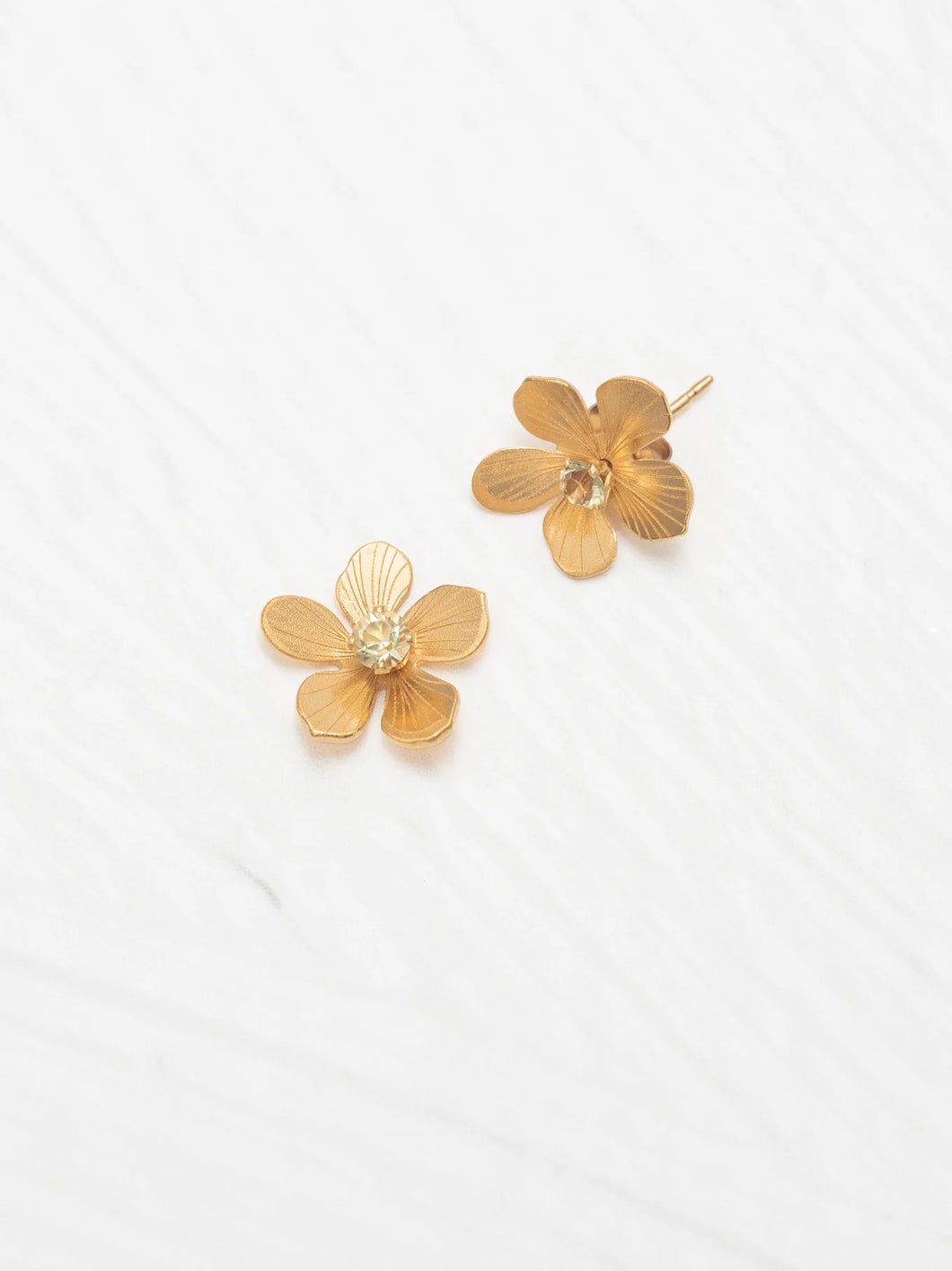 Petite Plumeria Post Earrings