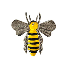 Load image into Gallery viewer, Handcrafted Tin Bee Ornament
