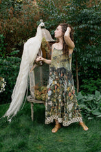 Load image into Gallery viewer, I Dream in Flowers Bohéme Long Maxi Slip Dress With Bees
