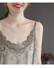 Load image into Gallery viewer, Lace Trim Stone Wash Camisole, 2 Colors
