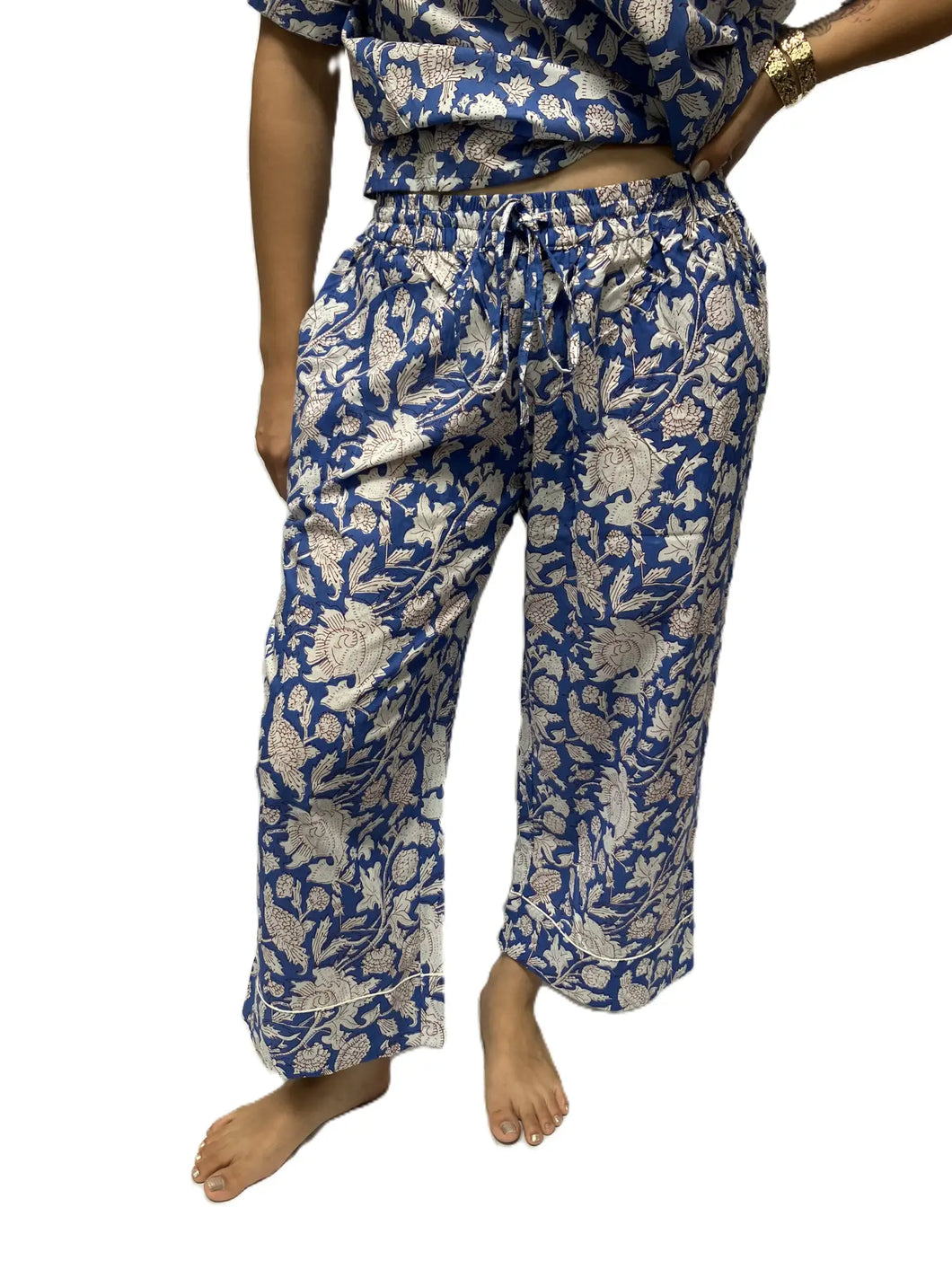 Cotton Pajama Bottoms, 2 Colors