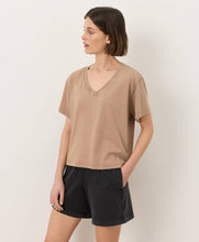 Load image into Gallery viewer, Women's Vintage Jersey V-Neck Tee
