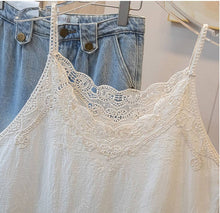 Load image into Gallery viewer, Lace Embroidered Tank Top
