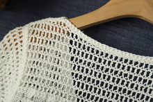 Load image into Gallery viewer, Cotton Crochet Shrug Cardigan
