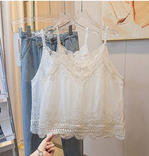 Load image into Gallery viewer, Lace Embroidered Tank Top
