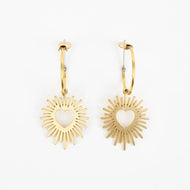 Heart Rays Hoop 