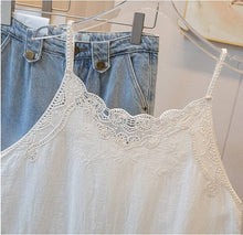 Load image into Gallery viewer, Lace Embroidered Tank Top
