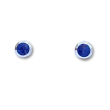 Load image into Gallery viewer, Lapis Stud Earrings
