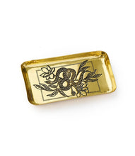 Load image into Gallery viewer, Saanp Snake Dish, Catch All, Jewelry Tray - Etched Brass
