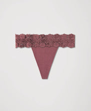 Load image into Gallery viewer, Women's Lace Waist Thong, 2 Colors
