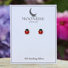 Load image into Gallery viewer, Ladybug Earrings
