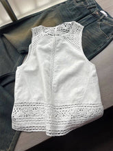 Load image into Gallery viewer, Lace Hollow-Out Tank Top
