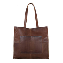 Load image into Gallery viewer, [MAXIMA] SHOPPER BAG | VEGETABLE-TANNED FIRENZE ANTIQUA LEAT
