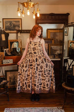 Load image into Gallery viewer, Curiosities Bohéme Maxi Slip Dress w/ whimiscal print
