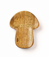 Load image into Gallery viewer, Drishti Mushroom Jewelry Tray - Wood, Brass inlay
