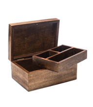 Load image into Gallery viewer, Aranyani Tree of Life Jewelry Box With Tray - Hand Carved
