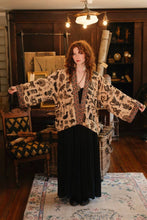 Load image into Gallery viewer, Curiosities Pixie Duster Crop Kimono w/ whimsical print

