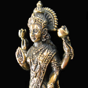 Brass Deity Statuette - Large - Standing Lakshmi