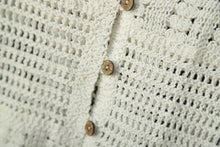Load image into Gallery viewer, Cotton Crochet Shrug Cardigan
