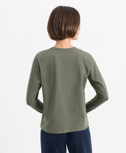 Load image into Gallery viewer, Women's Luxe Essential Crewneck Long Sleeve Tee, 3 Colors
