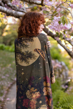 Load image into Gallery viewer, The Messenger Opera Duster Robe w/ Joan of Arc &amp; Florals
