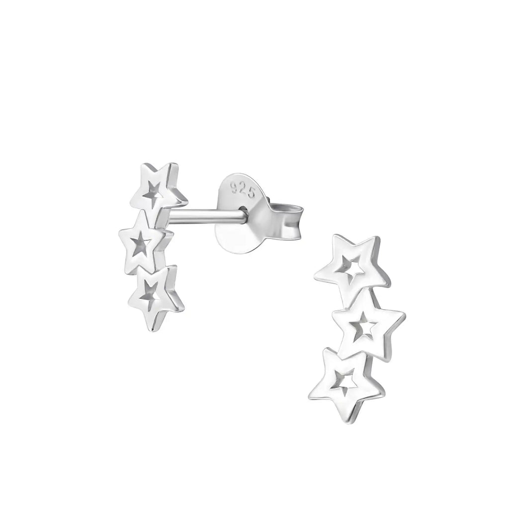 Tiny Trail of Stars Earrings