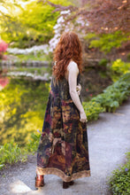 Load image into Gallery viewer, The Messenger Long Maxi Slip Dress w/ Joan of Arc &amp; Florals
