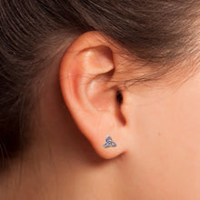 Load image into Gallery viewer, Triquetra Stud Earrings
