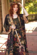 Load image into Gallery viewer, The Messenger Long Maxi Slip Dress w/ Joan of Arc &amp; Florals
