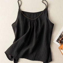 Load image into Gallery viewer, Cotton Linen Camisole Tank Top, 3 Colors
