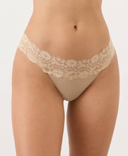 Load image into Gallery viewer, Women's Lace Waist Thong, 3 Colors
