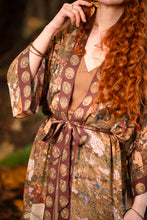 Load image into Gallery viewer, Dream Weaver Opera Duster Kimono Robe w/ Zodiac Signs
